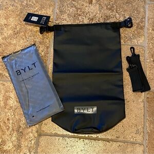 NWT~BYLT Premium Basics Black Waterproof BIOS Dry Bag 11 1/2”x17”
